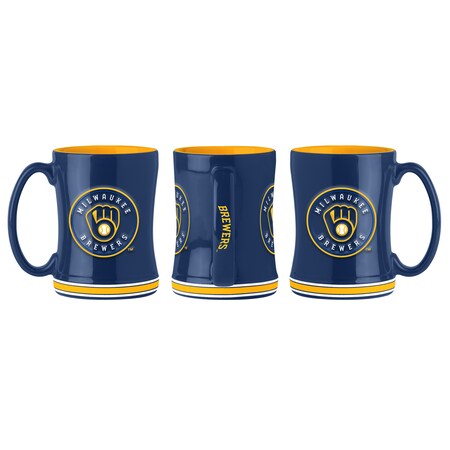 Logo Brands 14OZ MLB/BREWERS 20 RELIEF MUG 603097